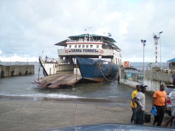 Ferry coming in